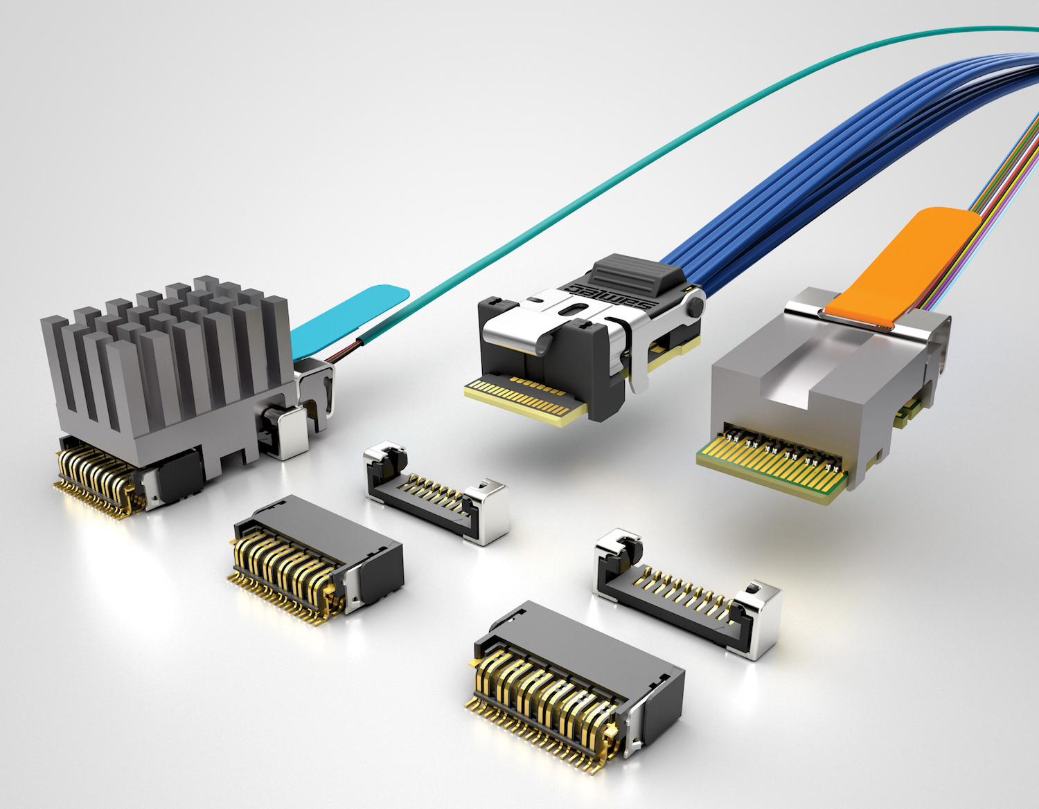 optical connectors from Samtec