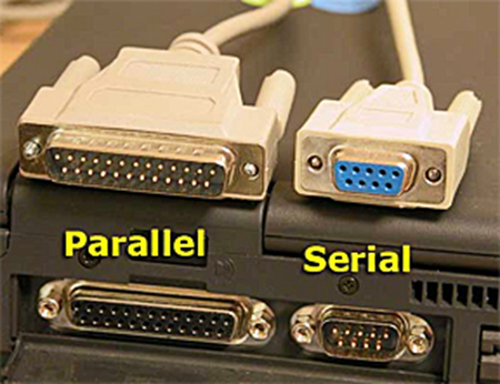 parallel and serial connectors being replaced by USB