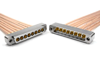 Smiths Interconnect’s compact and lightweight MDCX and MDHC Series high-frequency, multi-pin coaxial connectors