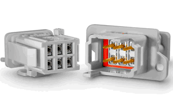 Smiths Interconnect’s REP Series rectangular IP67 plastic connectors