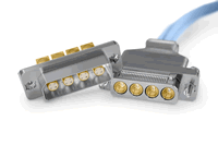 Smiths Interconnects’ Rugged D-Sub Quadrax/Twinax Connectors