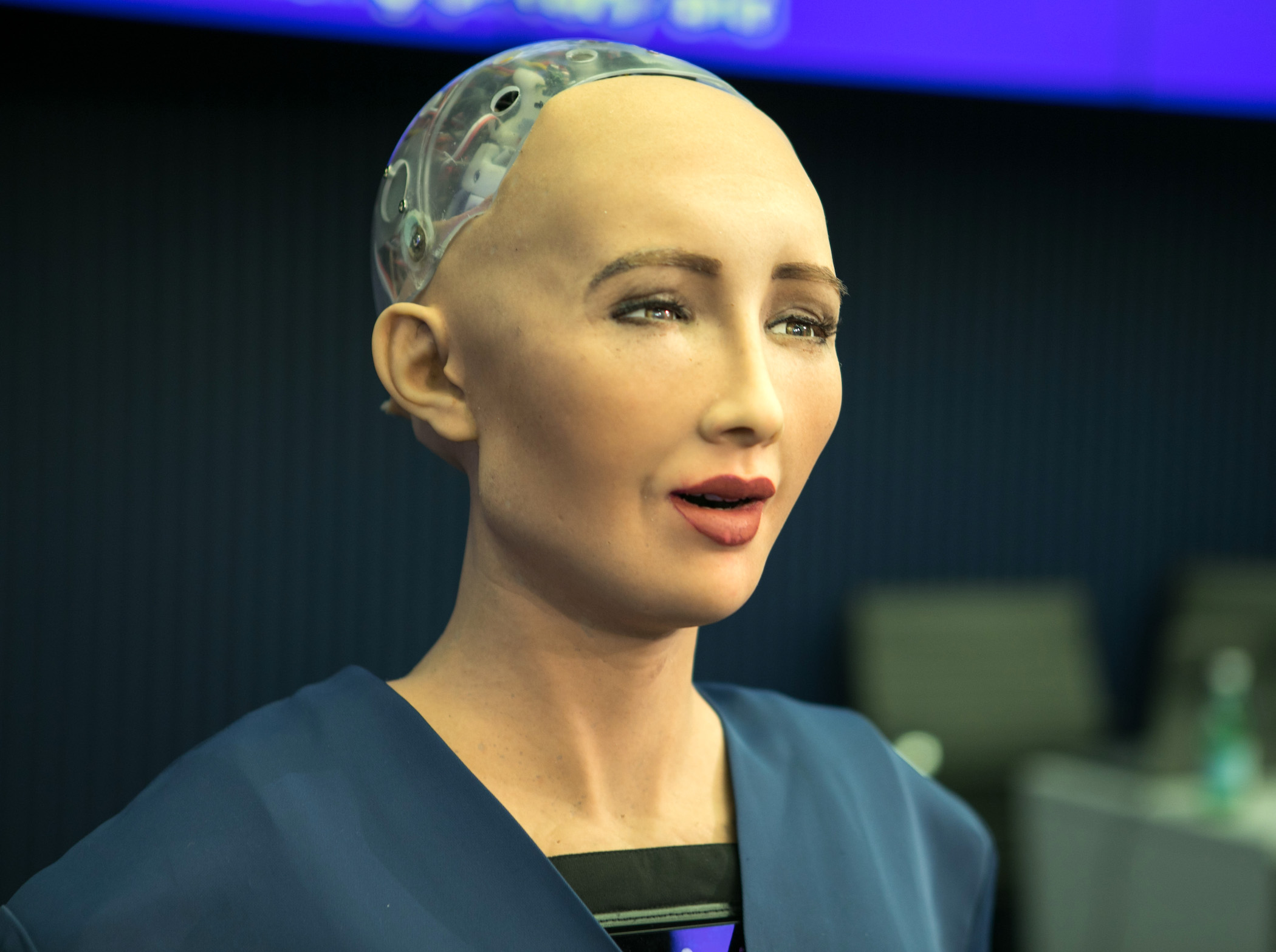 Sofia, an AI-enabled robot, is the world's first robot citizen