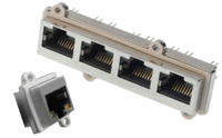 Stewart Connector’s SealJack™ Vertical Series for harsh-environment RJ45 connector applications