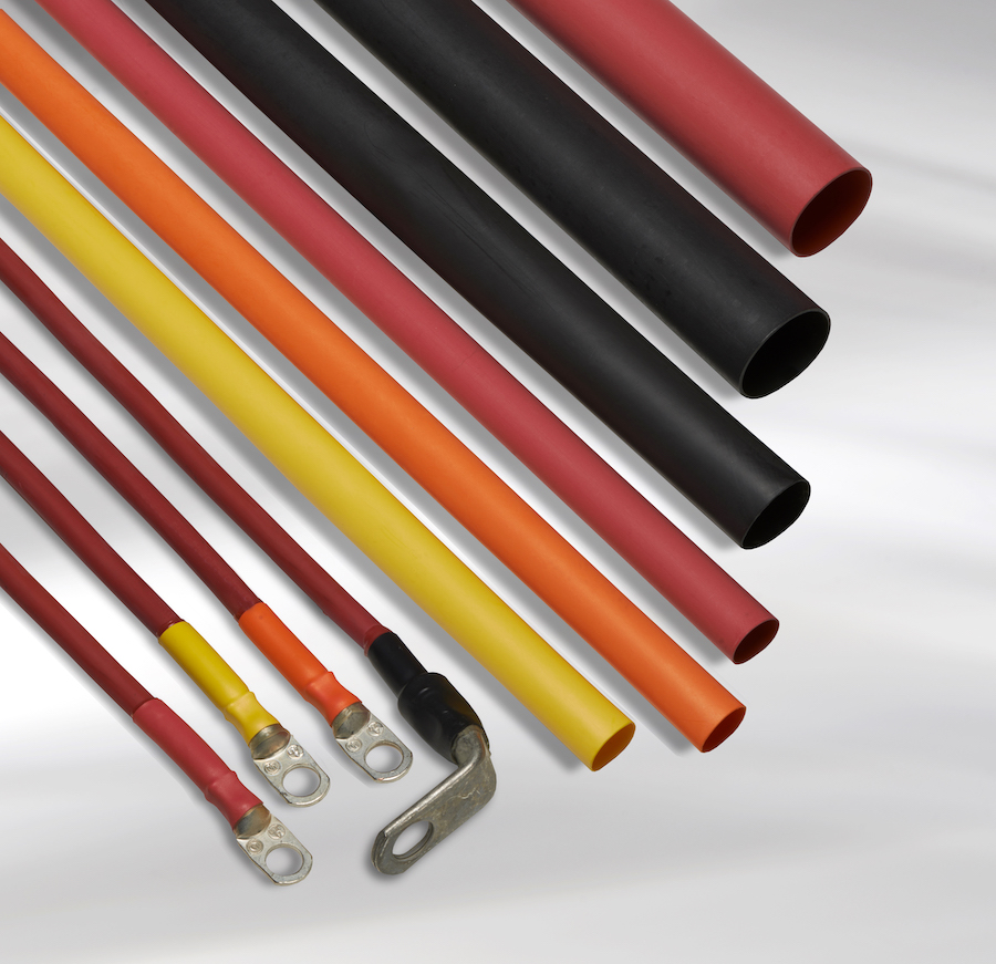 Automotive Connector and Cable Products: TE Connectivity’s BATTU dual-wall heat-shrink tubing 