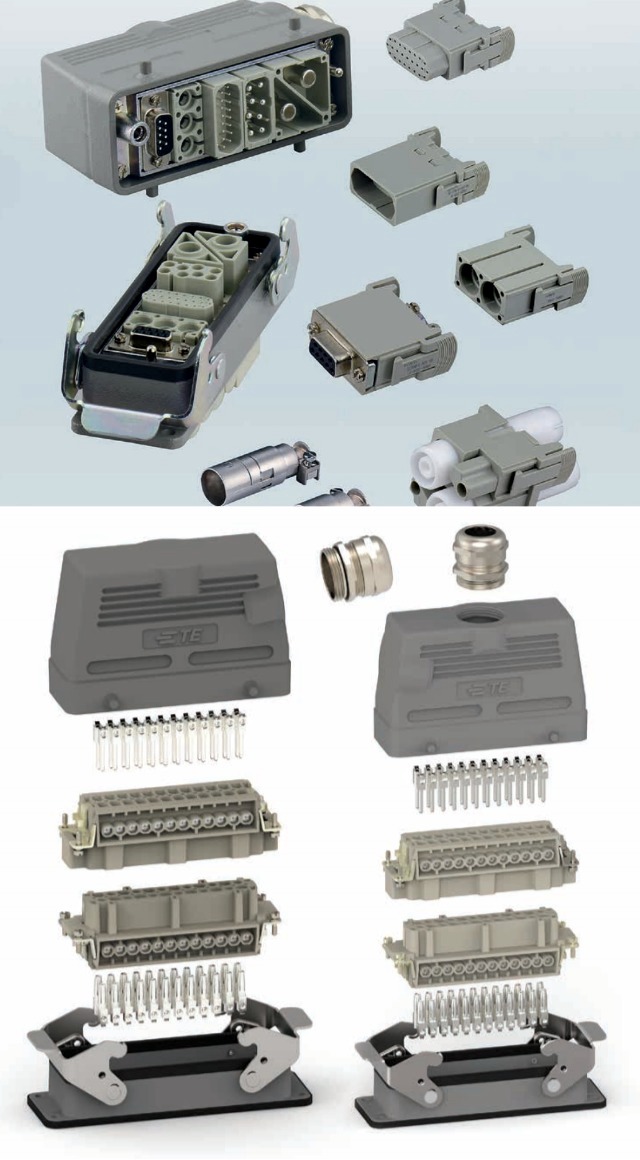modular rectangular connectors from TE