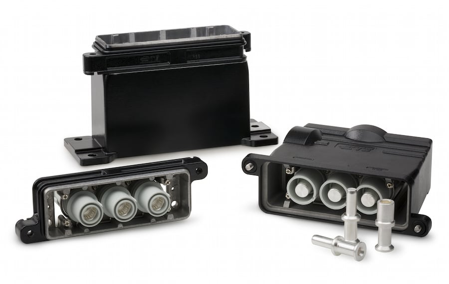 TE Connectivity extended its HDC Series heavy-duty connectors