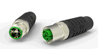 TE Connectivity’s new M12 rail X-Code Connector Series