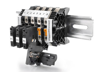 new connectivity products: July 2019, Weidmuller’s new Klippon® Connect WFS 4 fuse terminals