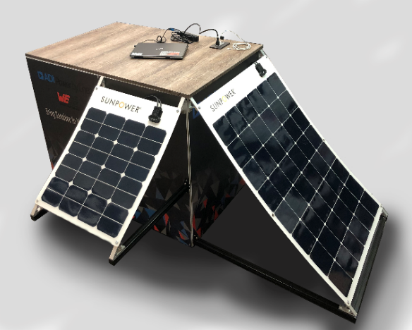 e-bike solar powered charging stations
