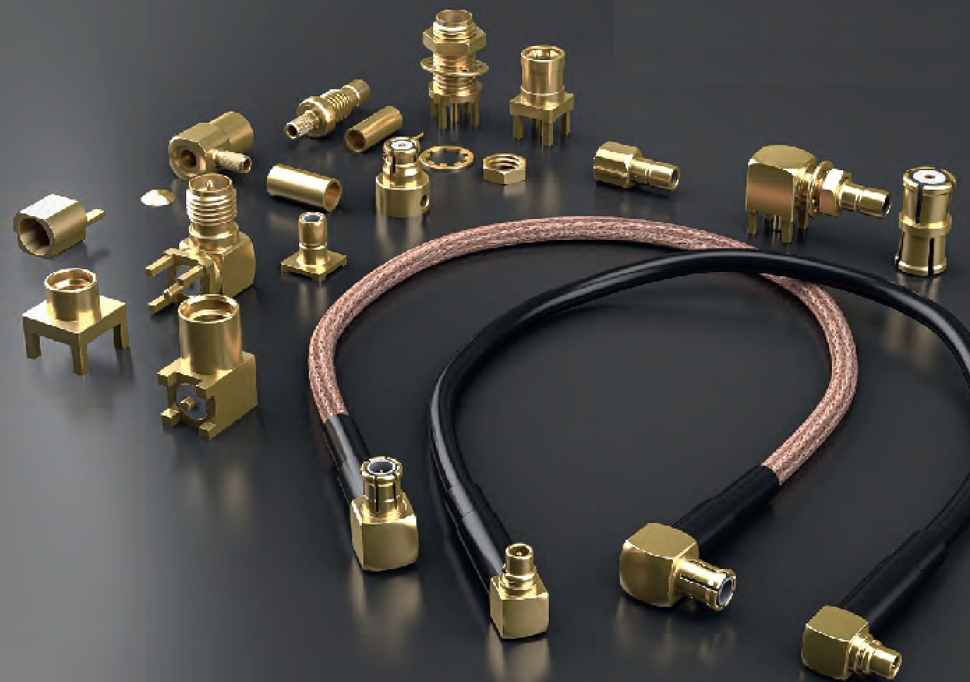 Wurth high frequency coax connectors