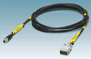 Added value from a comprehensive single-source solution can mean, for example, M12 plug-in connectors, the “Gigabit” module, cables, and labeling materials.