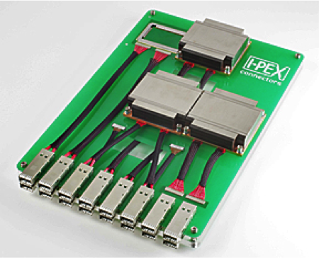 I-PEX Connectors showcased board-to-board connectors at DesignCon 2019