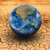 Dry earth globe