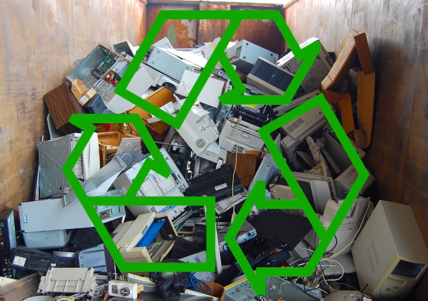 e-waste recycling efforts are one method of achieving a greener electronics industry