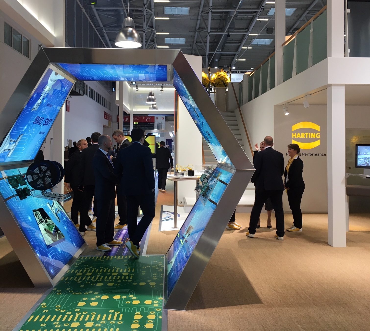 HARTING exhibit at the electronica 2018 trade fair