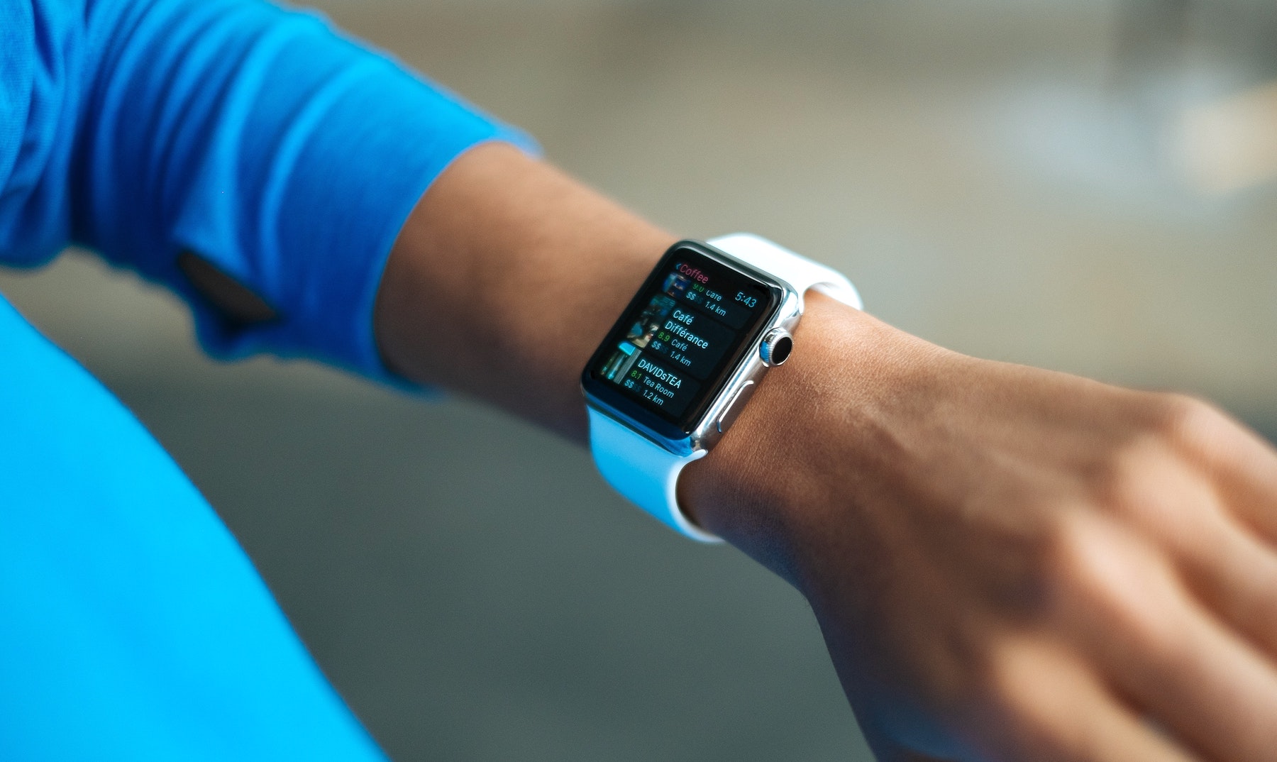 Sensors and antennas are critical components of wearable technologies, like the smart watch pictured here.