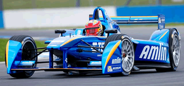 Formula E racecar