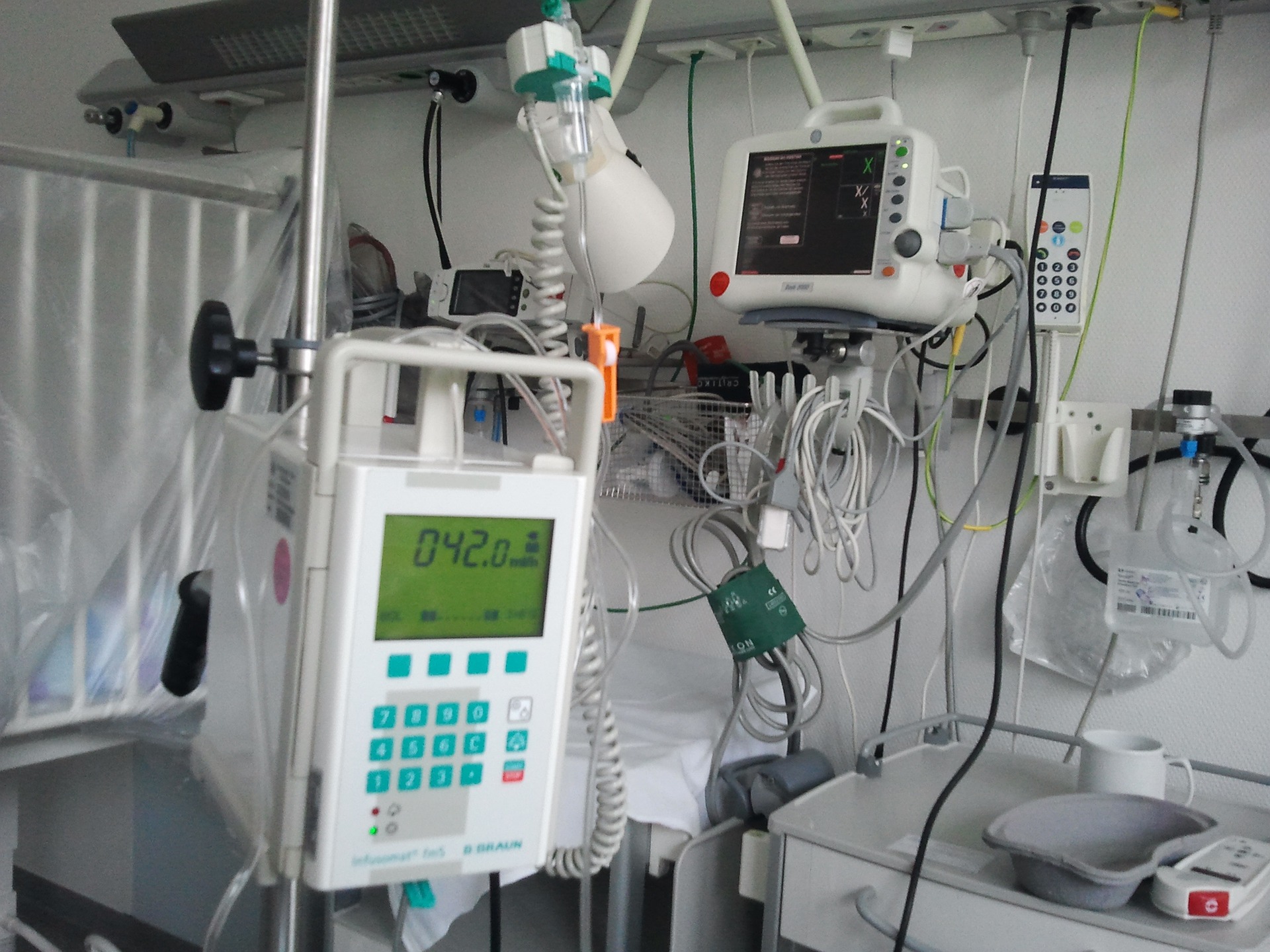 Hospital equipment is especially designed to reduce risk in medical devices