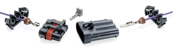 Rectangular connectors for the automotive industry need to handle shock and vibration, but also be flexible enough to still maintain the connection.