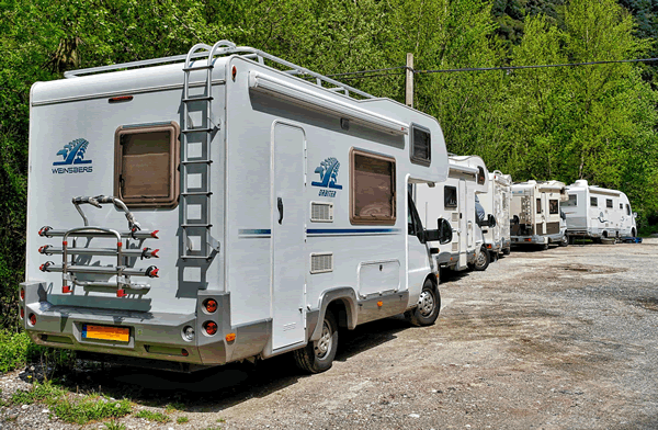 RV on the road