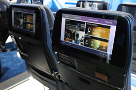 Panasonic Avionics’ new Jazz Seat In-Flight Entertainment System (IFS)