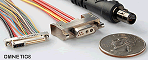Omnetic micro-miniature connectors