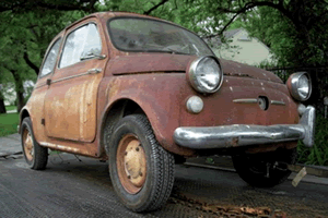Rusted car - Metal corrosion