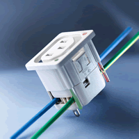 SCHURTER’s 6620-5 Series IEC appliance outlets