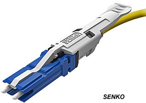 Senko CS duplex optical connector