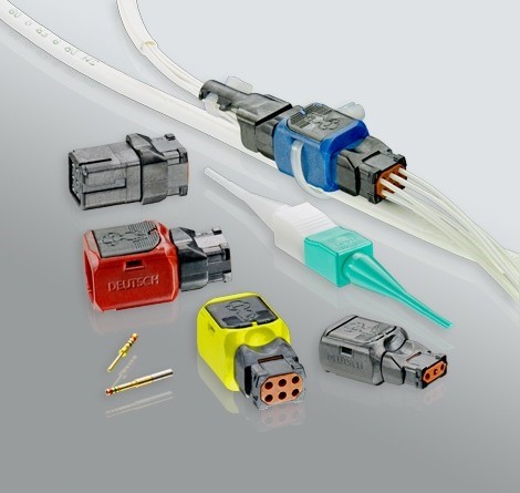 TE 369 series lightweight connectors for in-flight infotainment systems