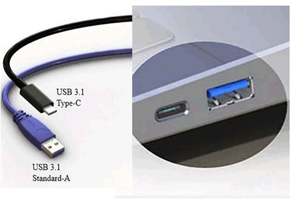 USB 3 connectors in devices